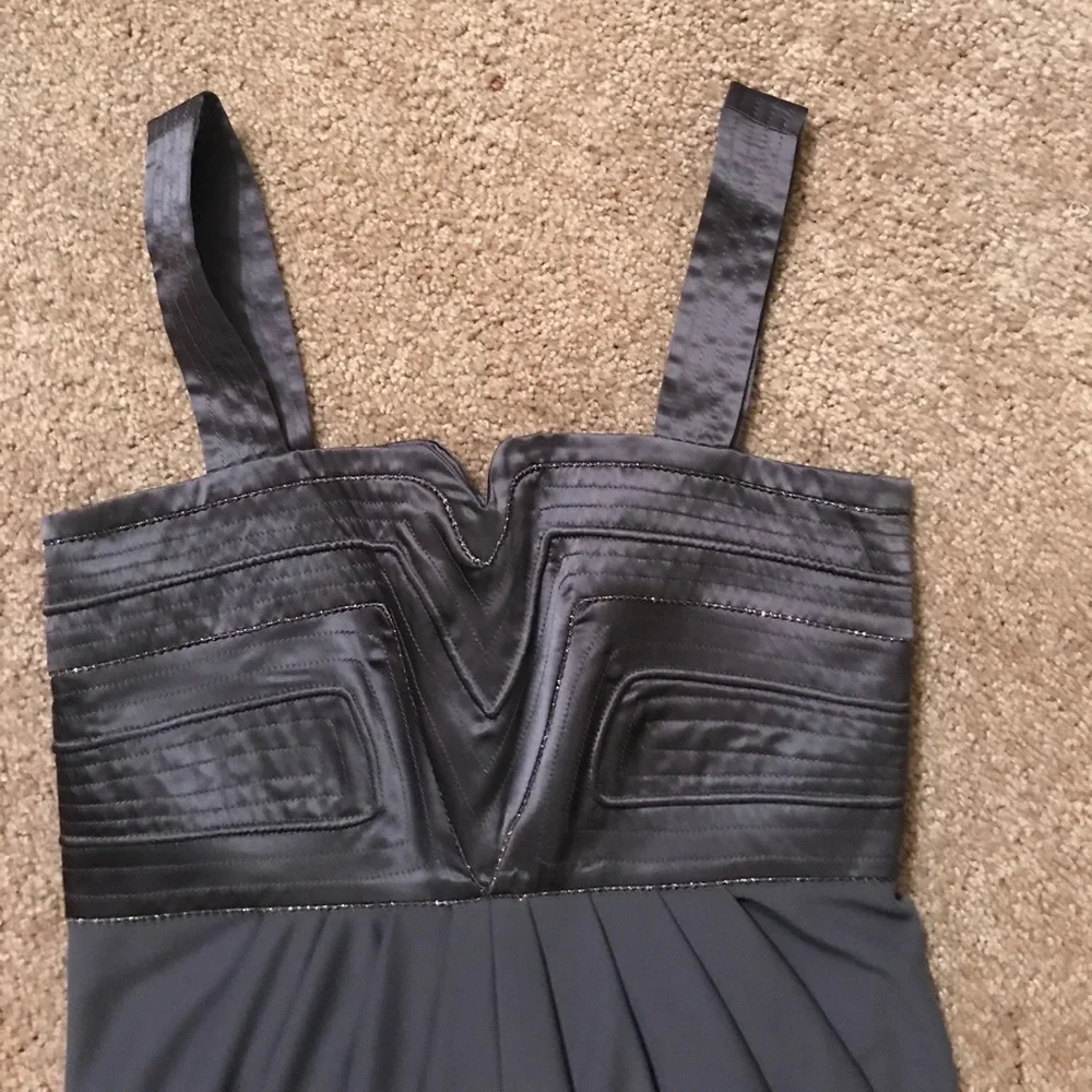 Gray drapey dress by Demi Couture Plastic Island - Picture 5 of 7